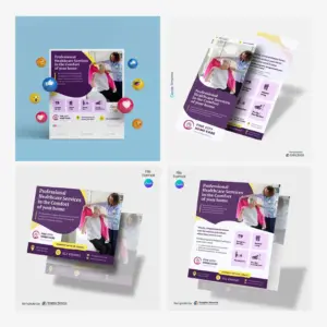 Senior Care Marketing Kits Bundle (Online Editable Canva Design Templates)