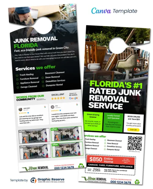 Junk Removal Door Hanger