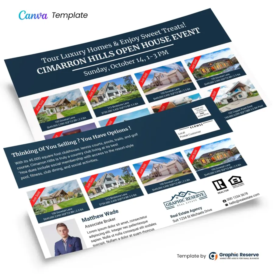 Just Sold Real Estate EDDM Postcard