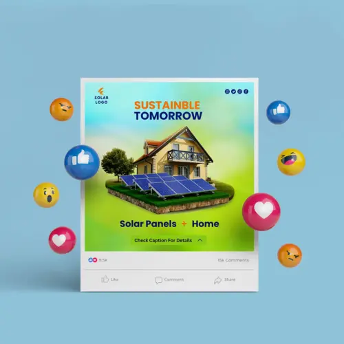 Creative Solar Energy Digital Marketing Template