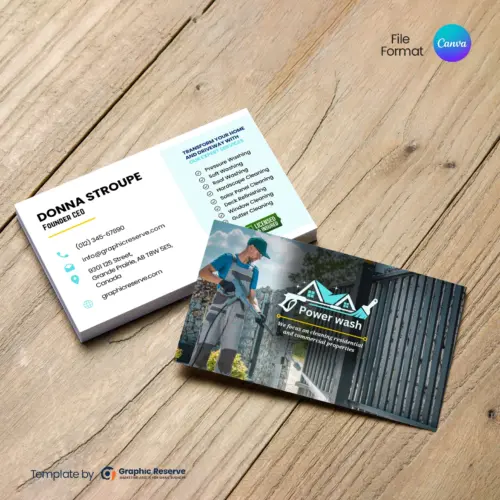 Business Card for Pressure Washing