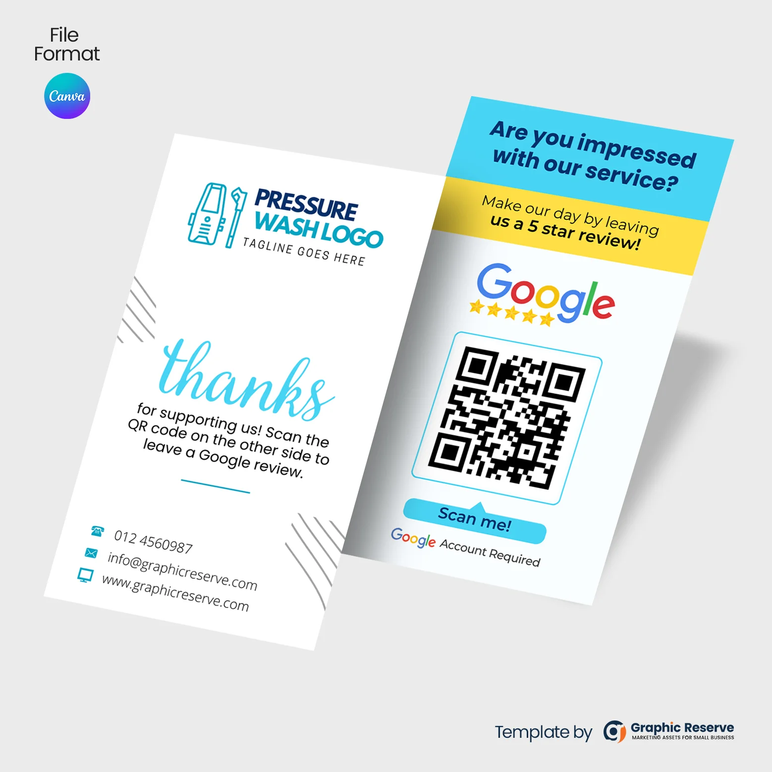 Canva Google Review Card Template