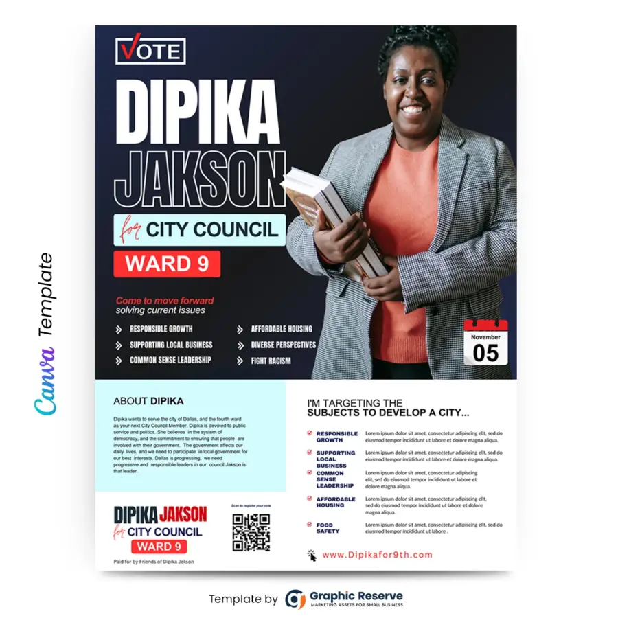 Political Flyer Design Template