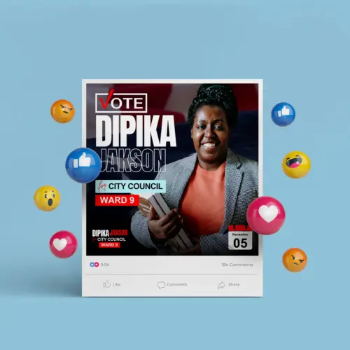 Political Instagram Poster Design Canva Template