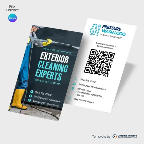 Pressure-Washing-Google-Review-Business-Card-Canva-Template