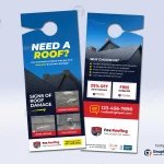 Door Hanger Template For Roofing Contractors