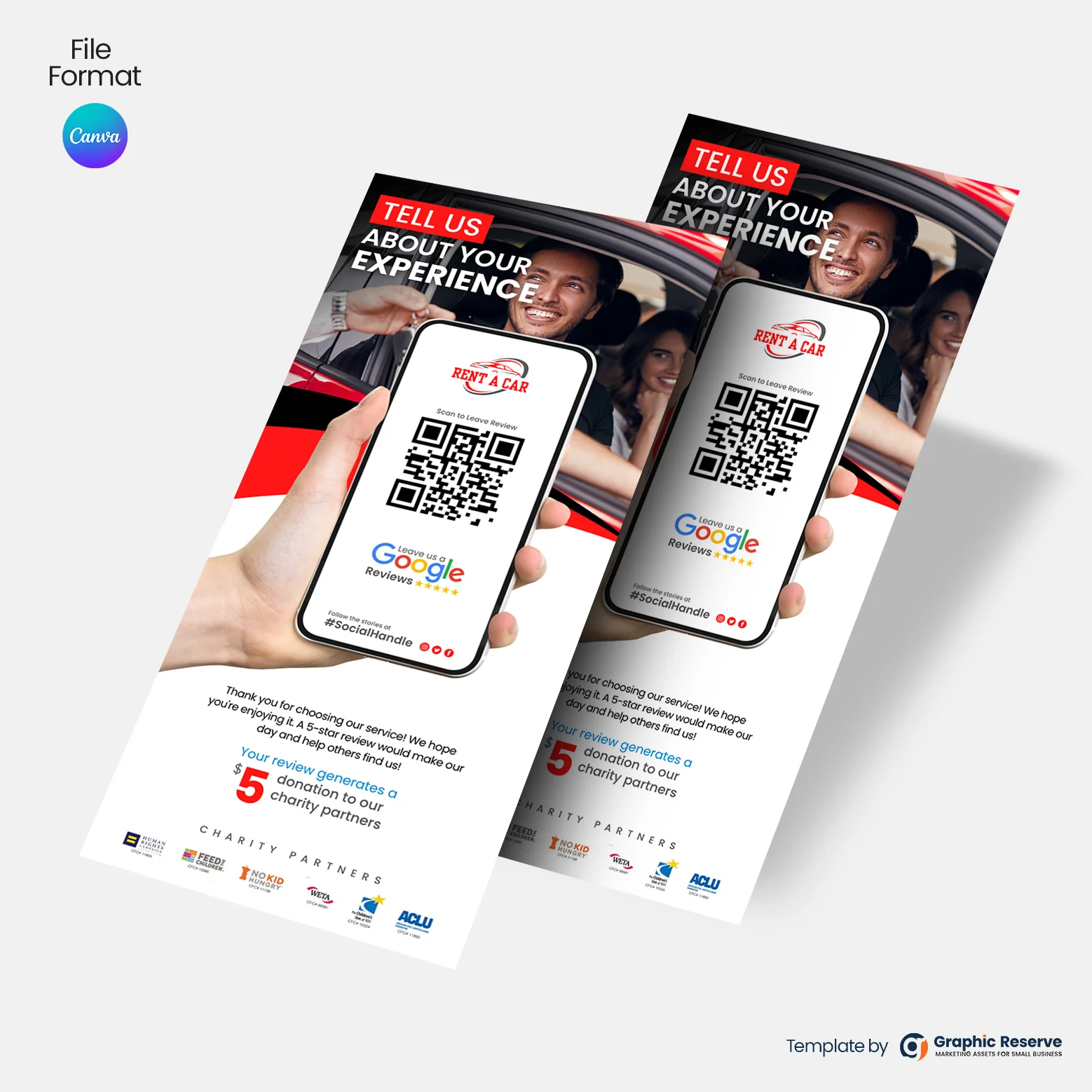 Automobile-Car-Rental-Review-Request-Flyer-&-Rack-Card