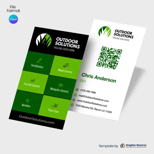 Business Card Template For Lawn Mowers