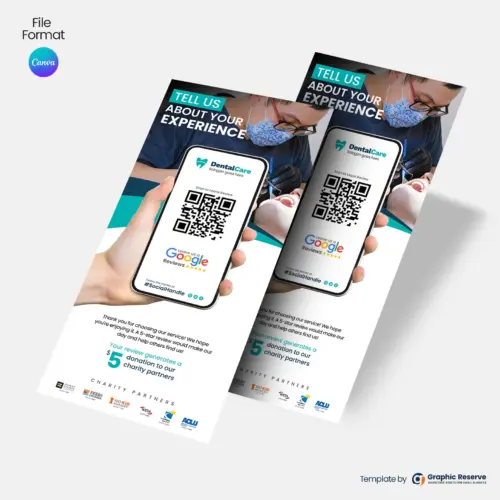Dental-Service-Review-Request-Flyer-&-Rack-Card-Template