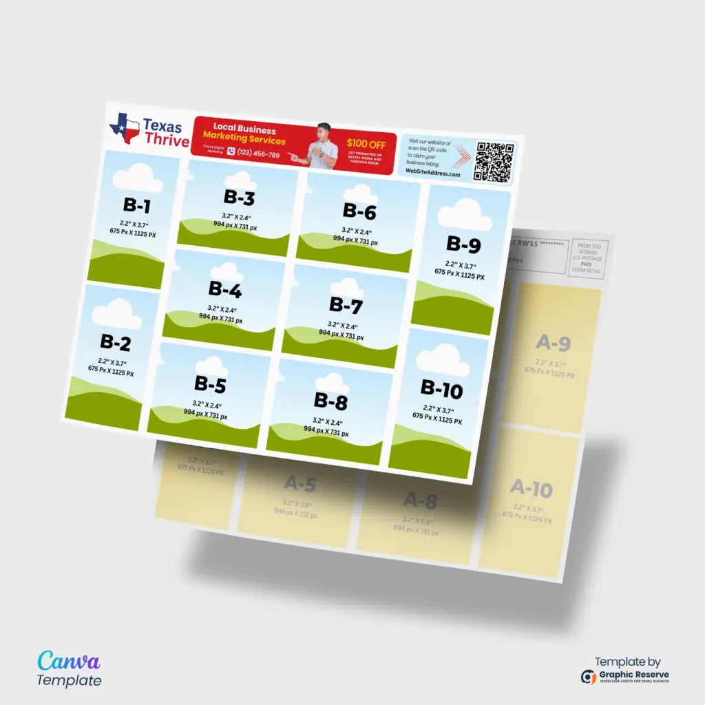 12x9 eddm postcard template