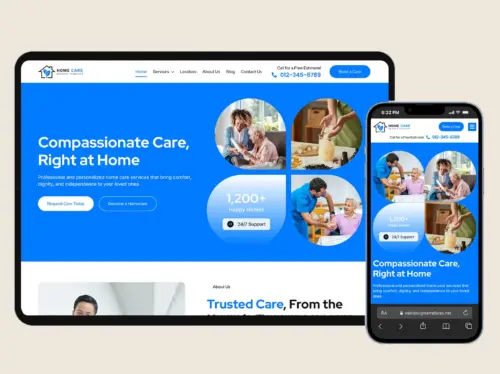 Private Duty Home Care WordPress Elementor Website Template