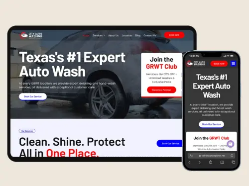 Car Washing Website Template – WordPress Drag and Drop Elementor Kit