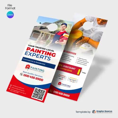 Customizable-Painting-Door-Hanger-Canva-Template