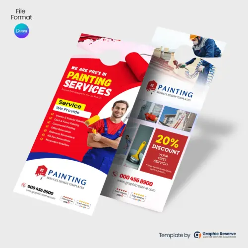 Residential-Painting-Door-Hanger-Template-4.5x11