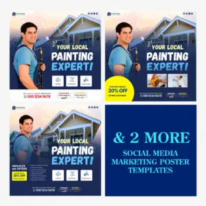 Painting-&-Local-Painter-Digital-Marketing-Canva-Social-Media-Bundle