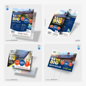 Solar Energy Canva Marketing Combo Pack Advertising