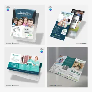 Dental Brochure & EDDM Advertising Canva Bundle for Local Clinics