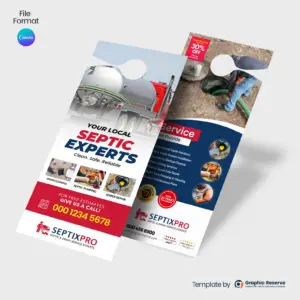 Professional-Septic-Door-Hanger-Design-Canva-Marketing-Kit