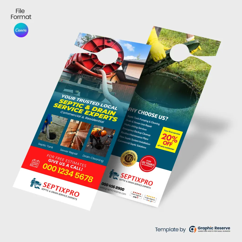 Septic-Door-Hanger--Design-Marketing-Canva-Template