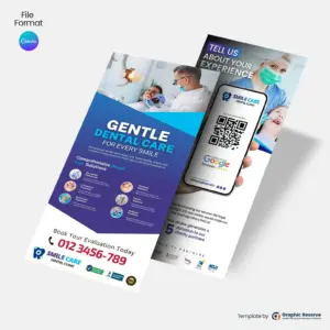 Dental-Google-Review-Flyer-&-Rack-Card-Canva-Template