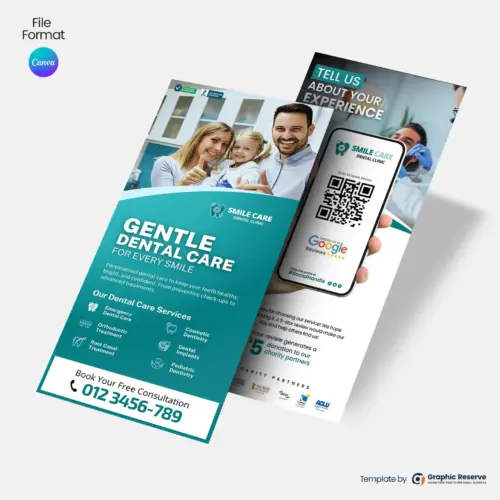 Dentist-Branding-Review-Request-Flyer-&-Rack-Card-Canva-Template