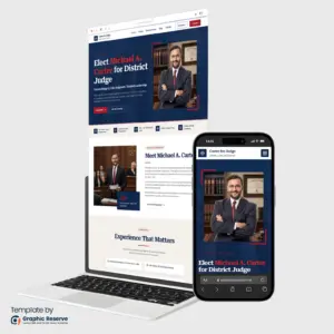 Judge Election Campaign Candidate Website