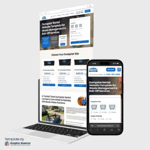 Dumpster Rental website template