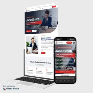 Tax Assessor Election Campaign Candidate Website Template