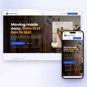 Moving Company website design template