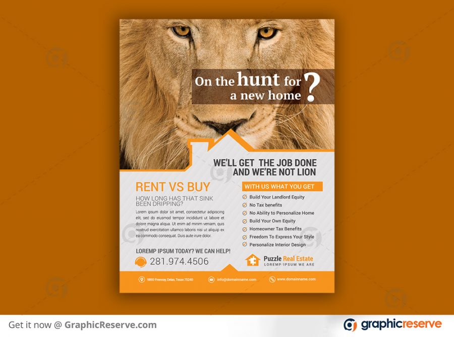 Creative Real Estate Flyer Design Sample