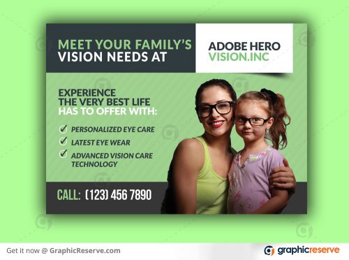 Eyewear Optometry Practice Marketing Postcard and EDDM