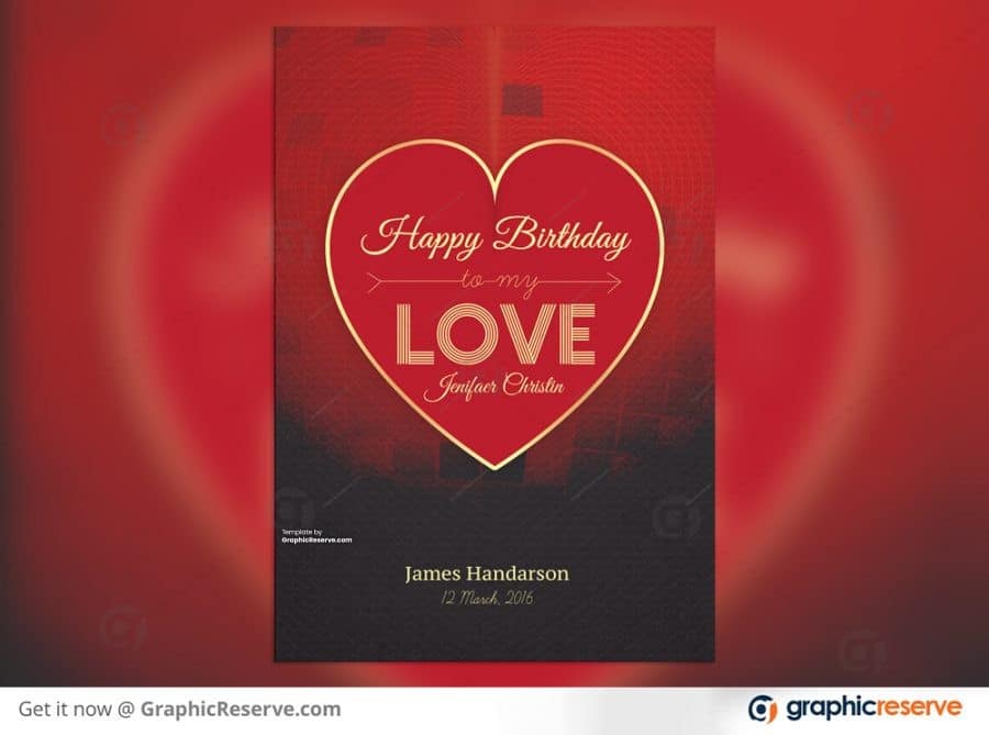 XOX Birthday Card Greetings Card Free Download