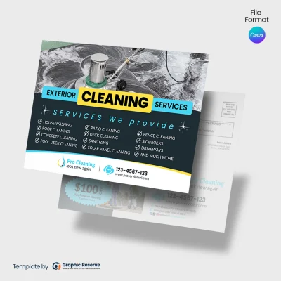 Cleaning-Service-EDDM-Mailer-Canva-Template Design