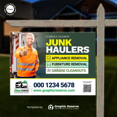 Junk-Haulers-Yard-Sign-Design-Template