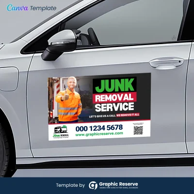 Junk-Removal-Car-Magnet-Design-Template