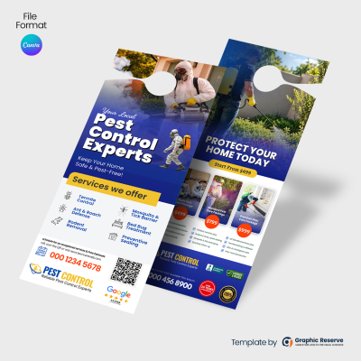 Pest Control Canva Template Design