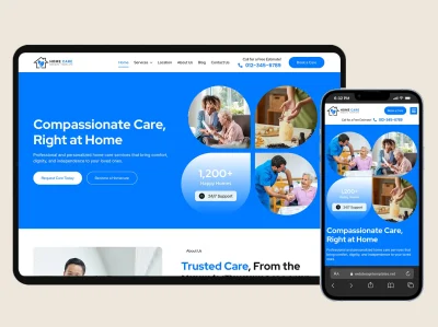 Private Duty Home Care WordPress Elementor Website Template