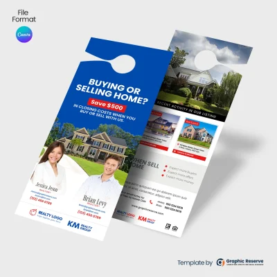Selling Your House Door Hanger Template - Canva