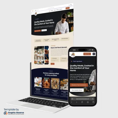 Personal Chef & Catering Website Template